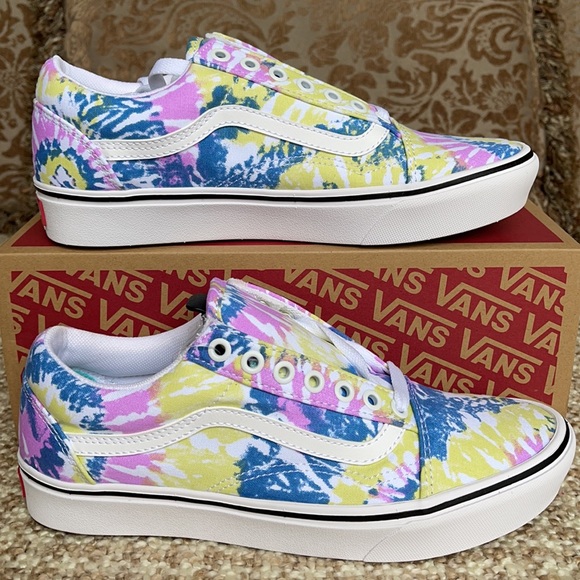 Vans Comfycush Old Skool Tie-Dye Orchid/Trwht WMNS - Picture 5 of 16
